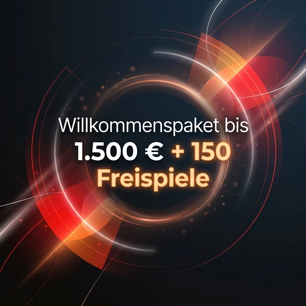 Willkommenspaket bis 1.500 € + 150 Freispiele